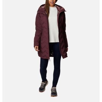 Columbia Ženske Jakne - Mountain Croo Long Down Bordo | JFYC-08572